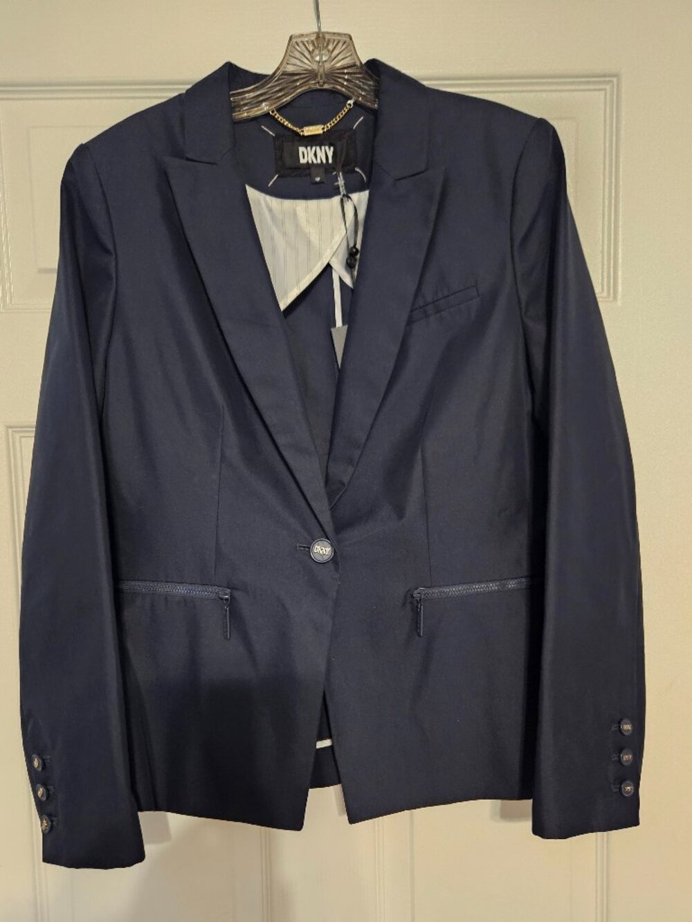 DKNY Navy Blazer Size 16P